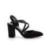IGI CO 7174811 sandali donna in pelle nero camoscio tacco 5