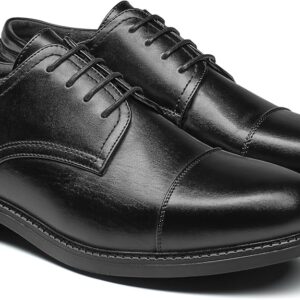 SCARPA IN PELLE NERA DA CERIMONIA -ENVAL soft