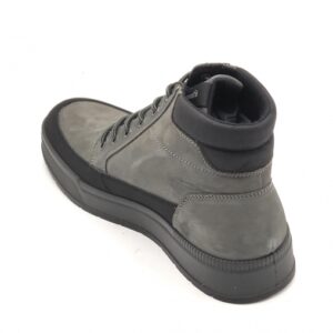 Igi & co 6626711 stivaletto pelle nabuk grigio antracite pelle nero gore-tex