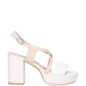 SANDALO DONNA – MARINA GALANTI BIANCO-NUDO