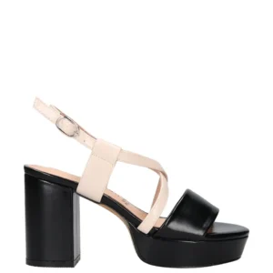 SANDALO DONNA – MARINA GALANTI NERO-NUDO